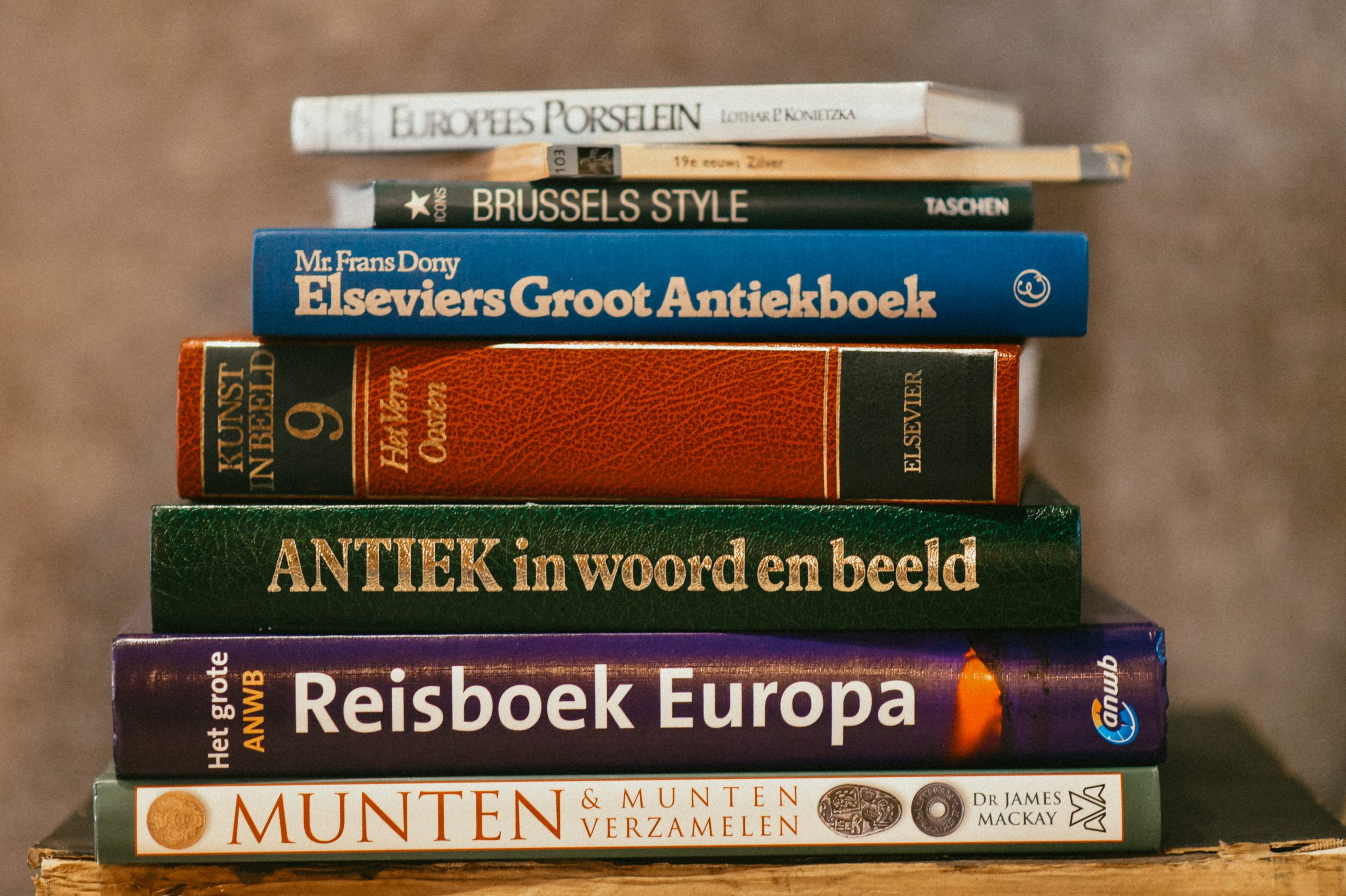 Boeken in de studieruimte